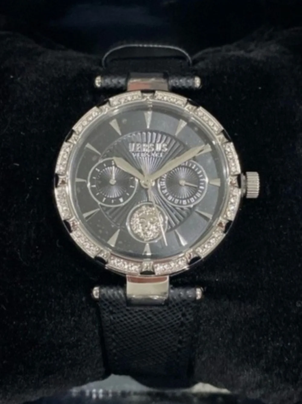 Versus Versace Sertie Crystal Multifunction Watch NWT